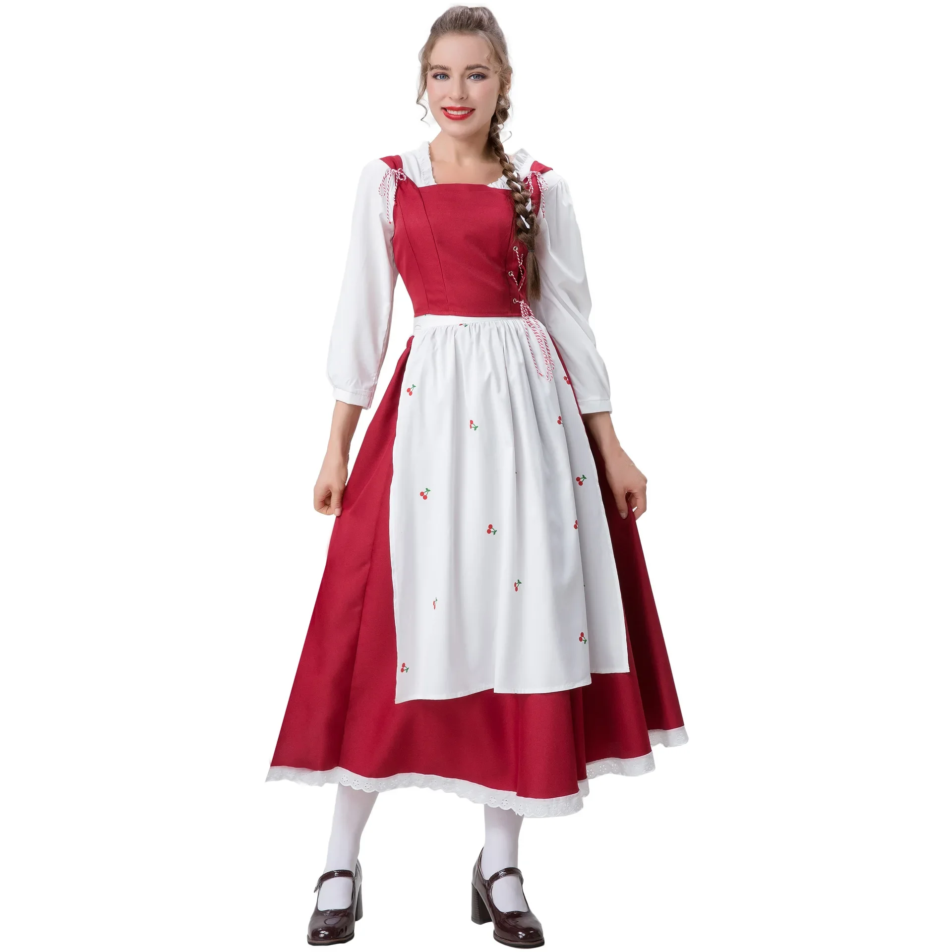

Little Red Riding Hood Cosplay Costume For Dress Halloween Carnival Fantasia Party Fancy Dress