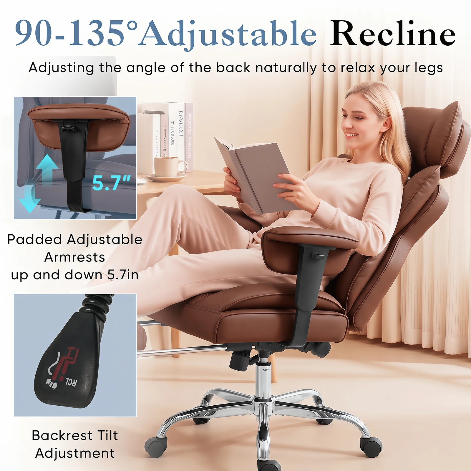 rolling swivel office chair base