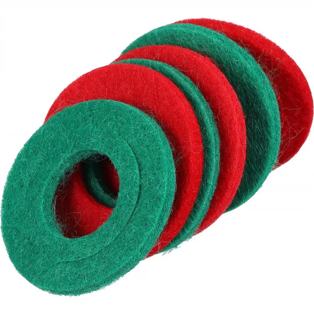 Battery Terminal Protector Anti Corrosion Auto Car BC2127 Pad Gasket Red+Green Set Thick Felt Fiber Washer Ring Mat