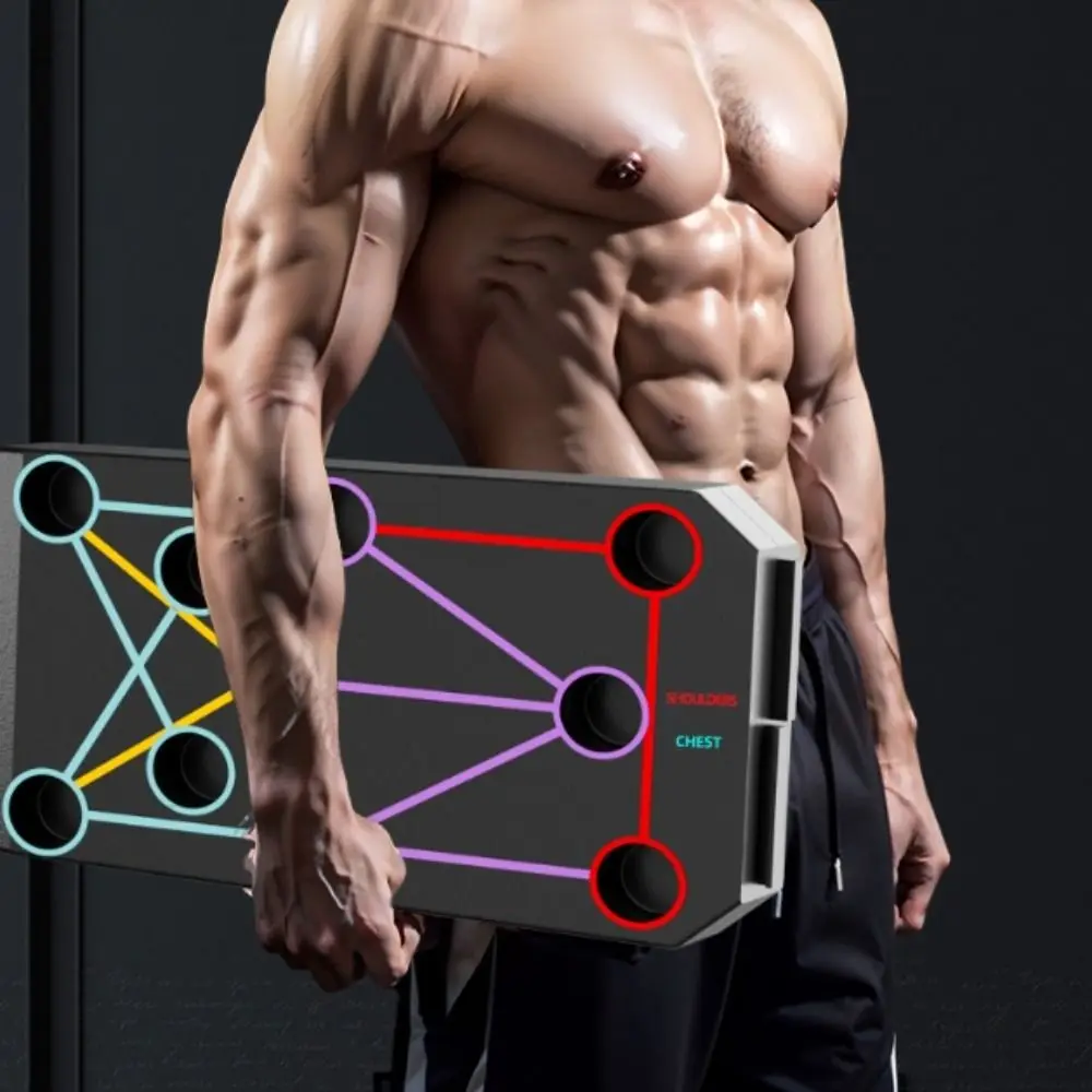

Arm Traning Multifunctional Push-up Board Foldable Adjustable Home Exercise Equipment Portable Colorful Push Up Bar Push-up
