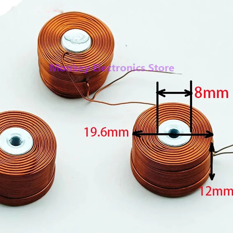 Magnetic Levitation Coil with Core Diameter 18.5 Height 12 with 3mm Screw Holes with Core Electromagnet