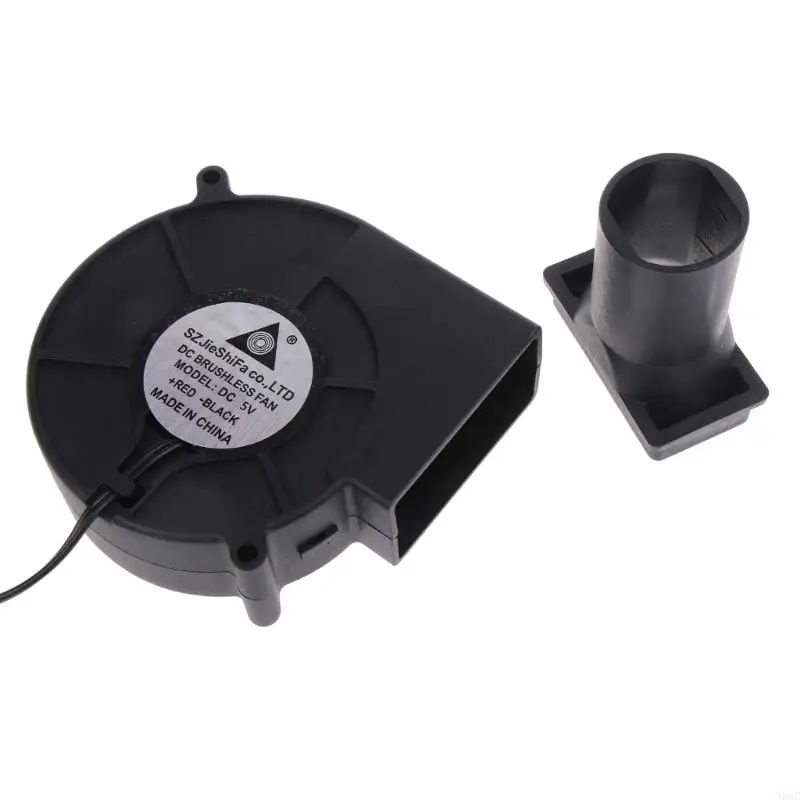 N58C BBQ Air Belower для наружного кемпинга Портативный электрический инструмент для пожарной воздуходувки с кабелем 5 В/12 В
