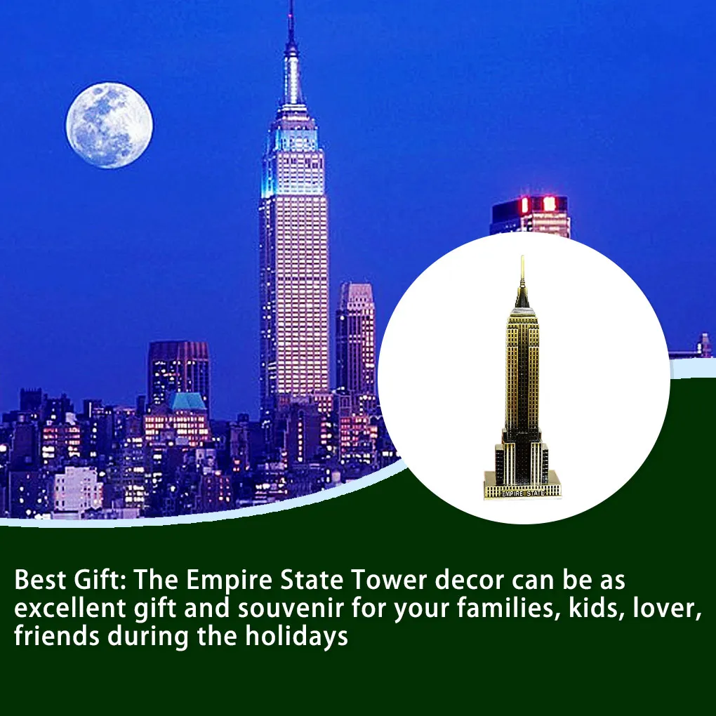 Modelo de construcción de Metal Empire State, The World Famous Landmark