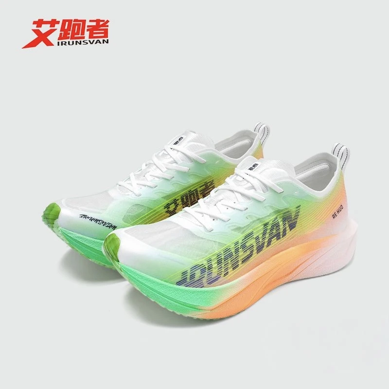 IRUNSVAN Men's Sports Shoes Marathon Shock-Absorbing Breathable Anti Slip Women's Running Shoes066