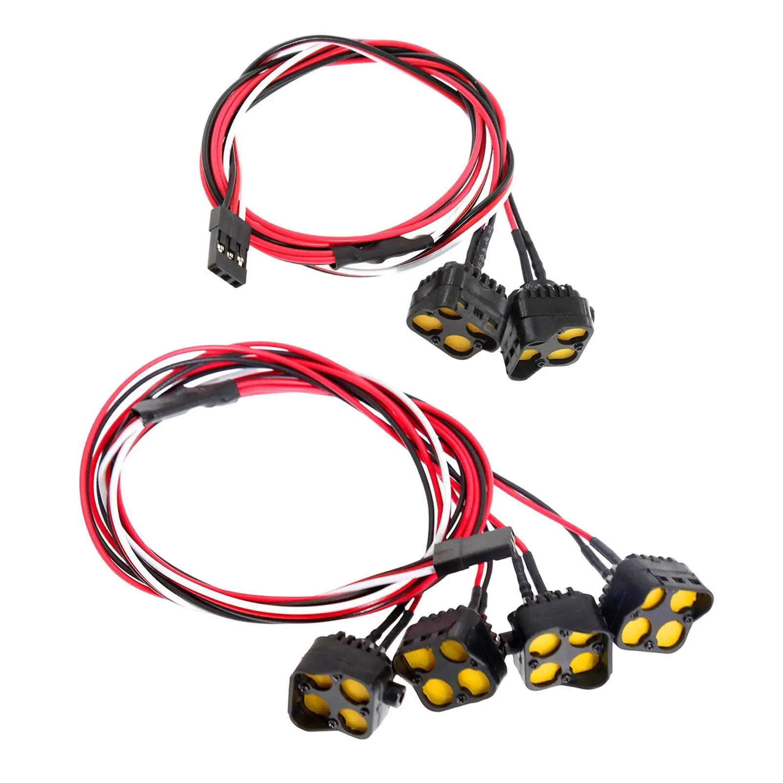 Spot Lights,Three Dynamic Lighting Modes,Replace RC Car LED Top Light RC LED Light Kit,Headlight for 1/8 Off Road Vehicles