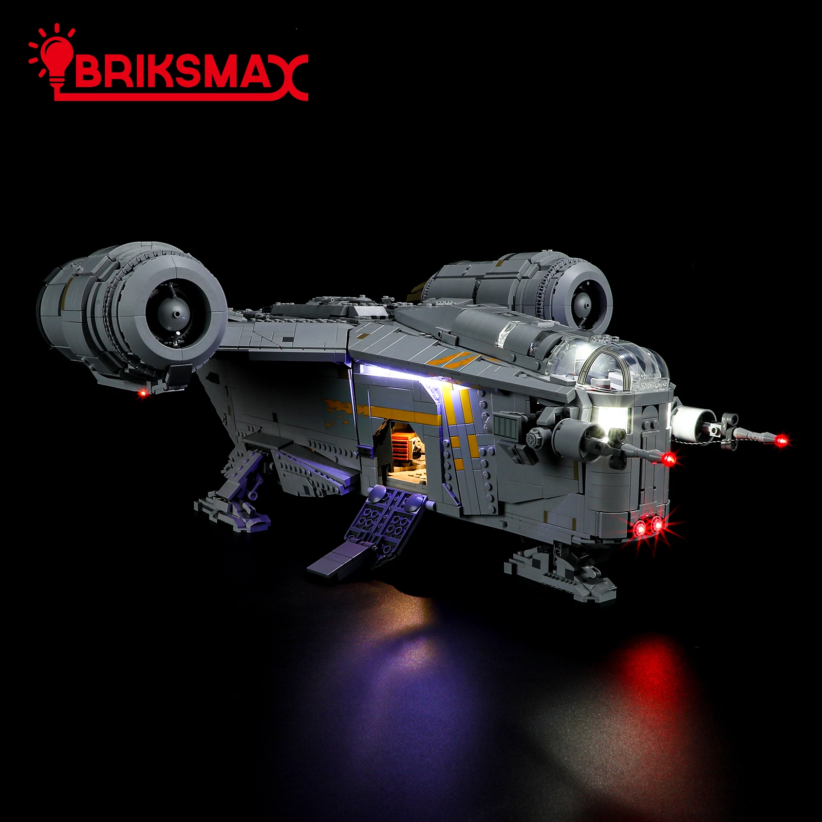 BriksMax LED Light Kit for 75331 Razor Crest Building Blocks Set (NOT Include Model) Toys for Children