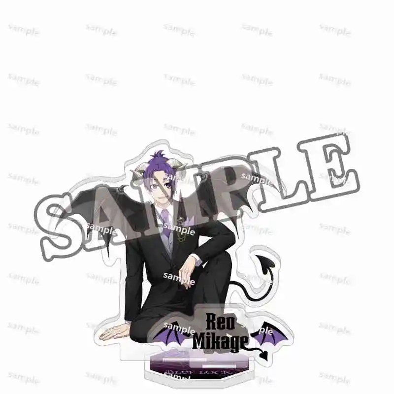 BLUE LOCK Anime Figures Nagi Seishiro Mikage Reo Acrylic Stands Character Itoshi Sae Model Vampire Style Decor Prop Fans Gift