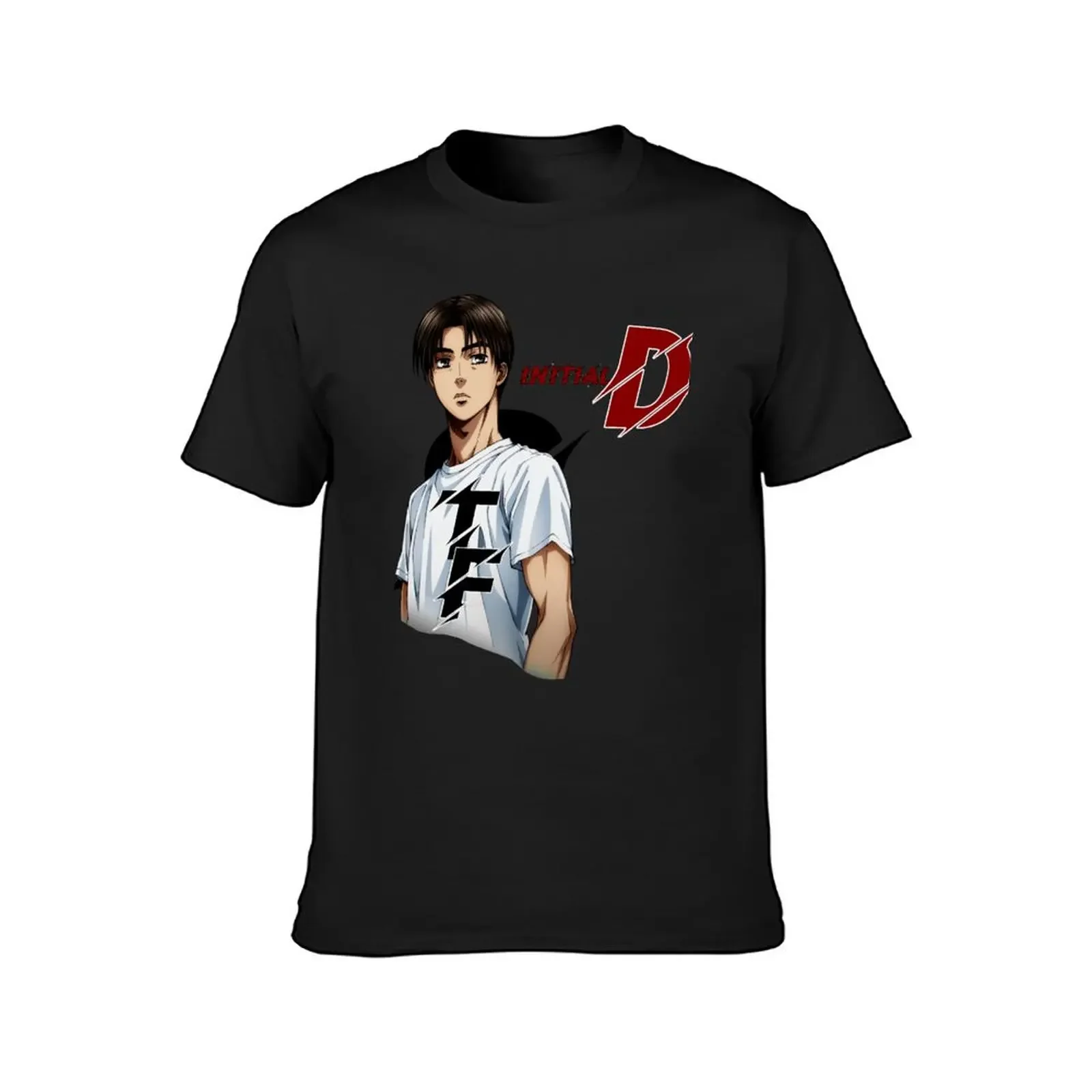 Initial D Takumi Fujiwara T-Shirt blanks blue archive cute clothes new edition shirts graphic tee men