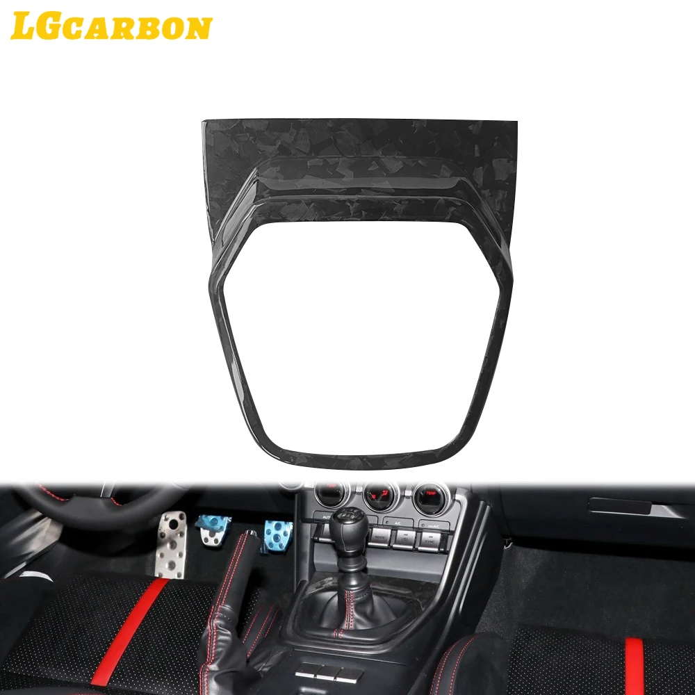 LGcarbon Forged Carbon Automatic Gear Shift Panel Inner Gear Box Cover For Subaru BRZ For Toyota 86 2022up