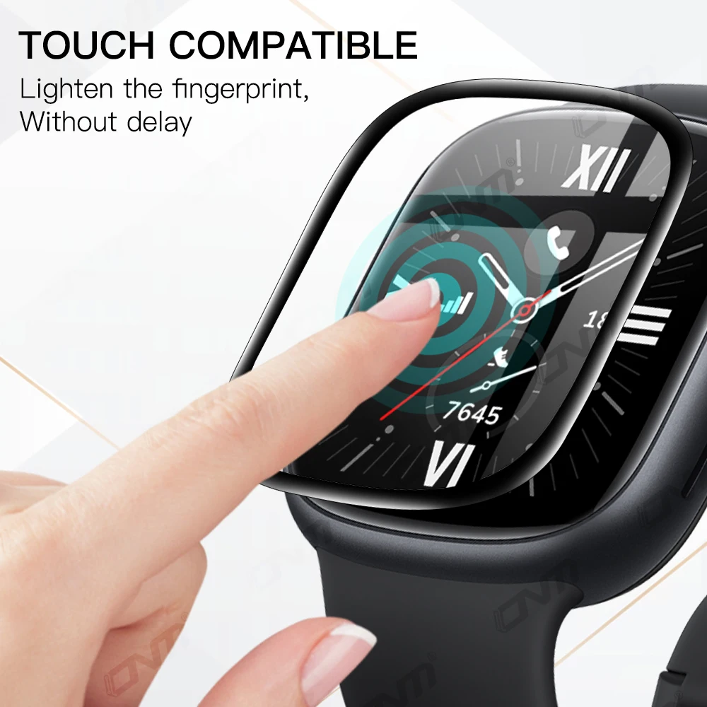 20D Screen Protector for Honor Watch 4 Flexible Soft Anti-scratch Protective Film Honor Watch4 Full Coverage Film Accessories