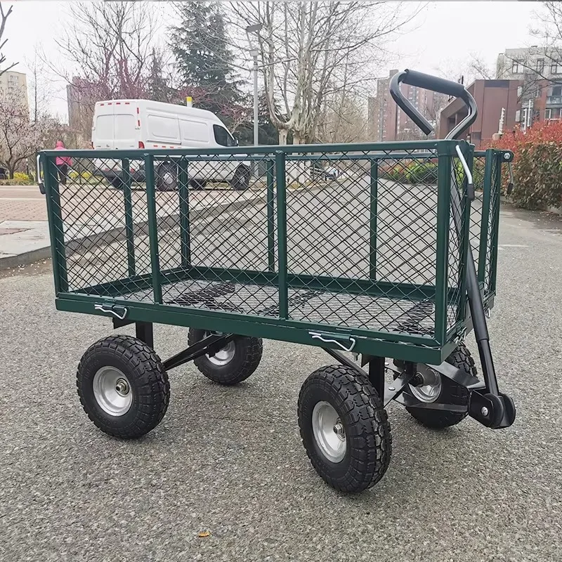 Heavy Duty Trolley 250KG Max Bearing Capacity Durable Structure Easy To Store Widely Used For Workshop Goods Transport Logistics