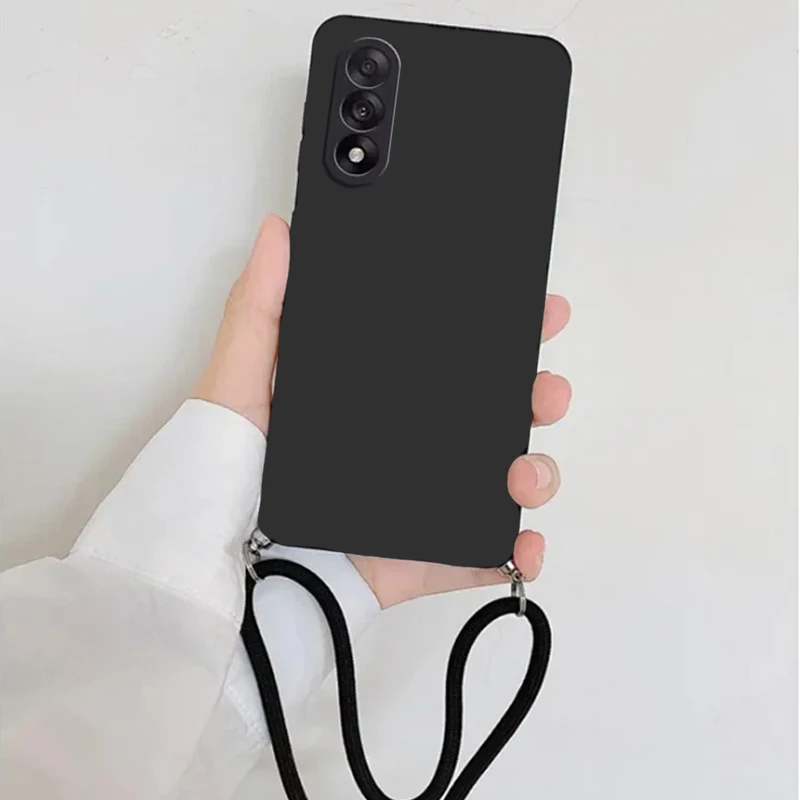 Crossbody Lanyard Soft Silicone Case For Oneplus Nord 5 CE5 Strap TPU Shockproof Protection Cover For Oneplus ACE 5 Ultra Racing
