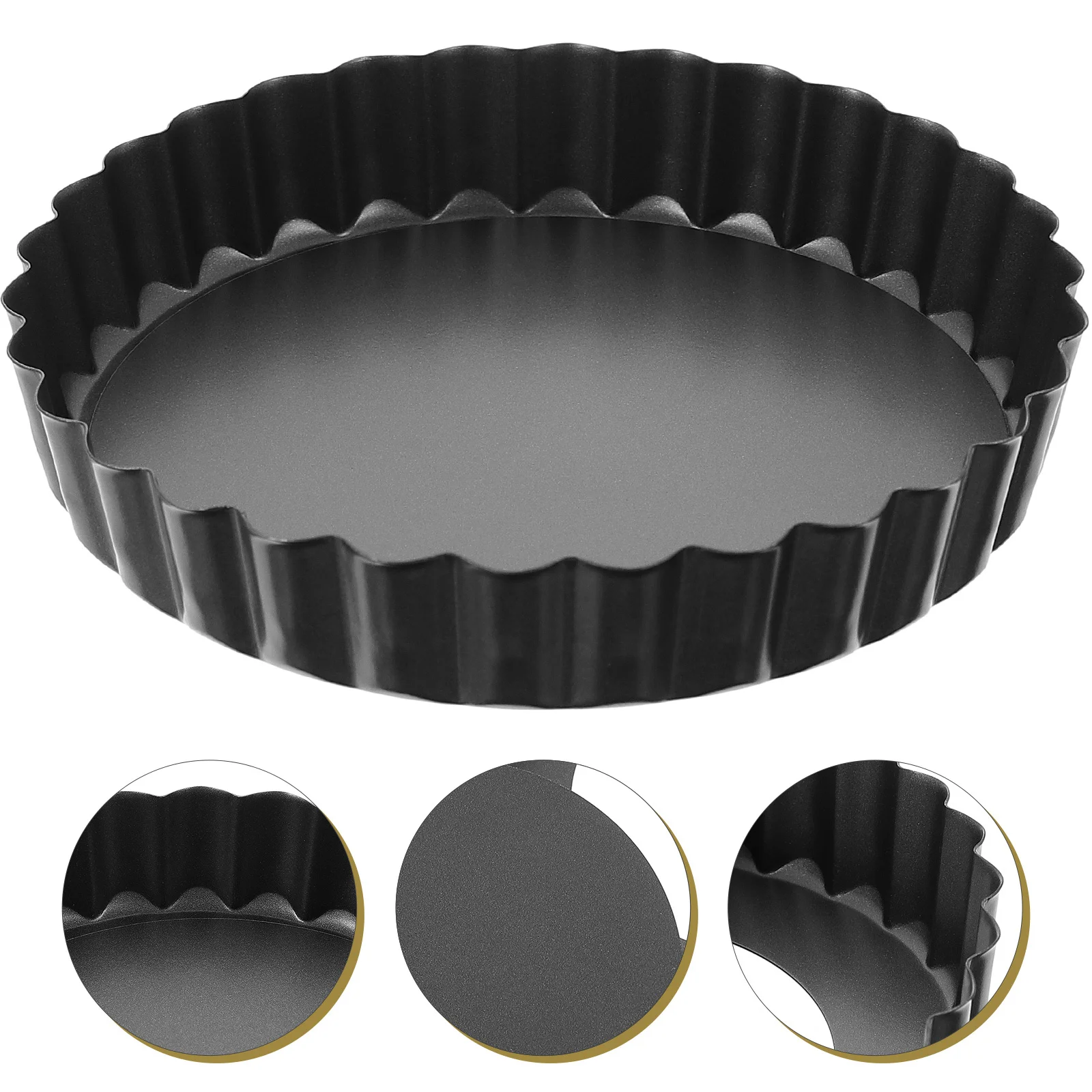 

Round Shaped Baking Pan Multi-Function Wear-Resistant Nonstick Reusable Kitchen Baking Tray For Pizza Cake Diy Bakery