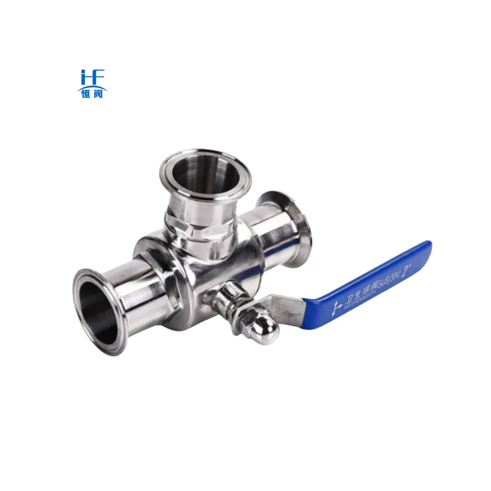 Factory Direct High Quality 304 316L Three-Way Quick Installation Manual Ball Valve for Water OEM Customization Supported