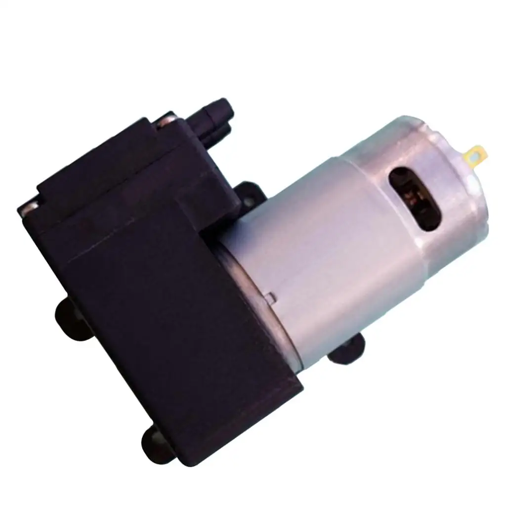 Oil Free Compact Plastic Vacuum Pump DC 9V 12V 24V Low Vibration Self Priming for Automotive Brake Pressure and Gas Transfer
