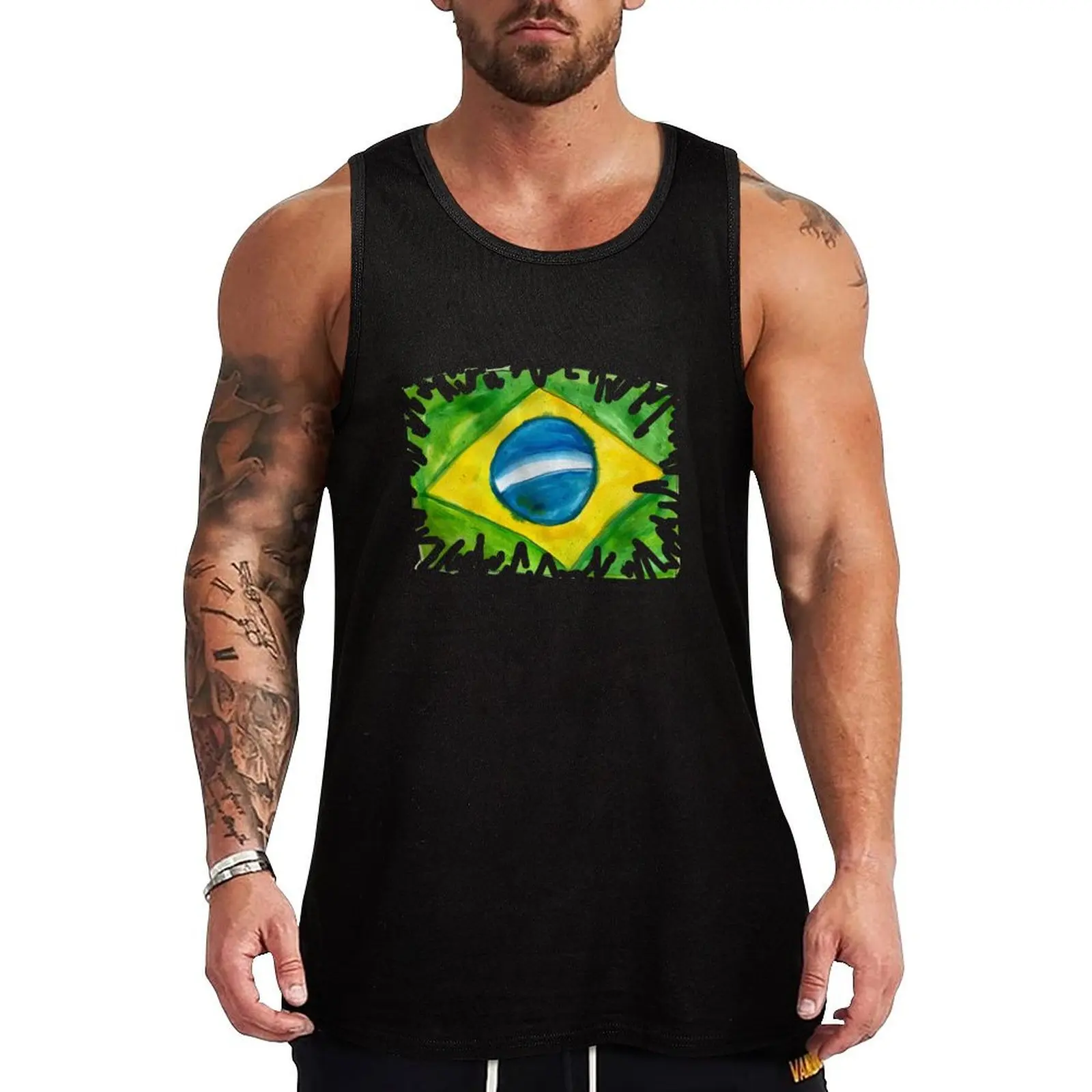 Brazil Tank Top quick-drying t-shirt men clothing