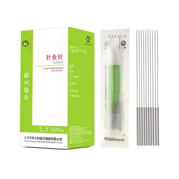 ZHONGYAN TAIHE 2000 ks akupunkturních jehel s hadičkou 4 krabičky 500 ks/krabička jednorázové sterilní ostré jehly kosmetické masážní jehly 6 nejlepší prodej akupunkturní jehly - №6