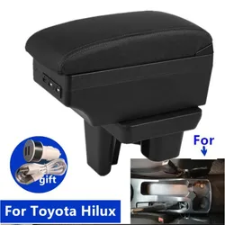 For Toyota Hilux Armrest box For Toyota Hilux Car Armrest Interior Dedicated Retrofit Center Storage box Car Accessories