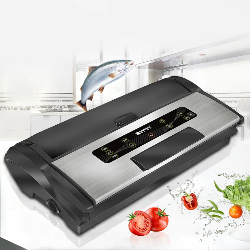 Household Food Saver Vacuum Packer Vacuum Sealer Kitchen Automatic Packaging Machine Commercial Fresh Sealing Machine