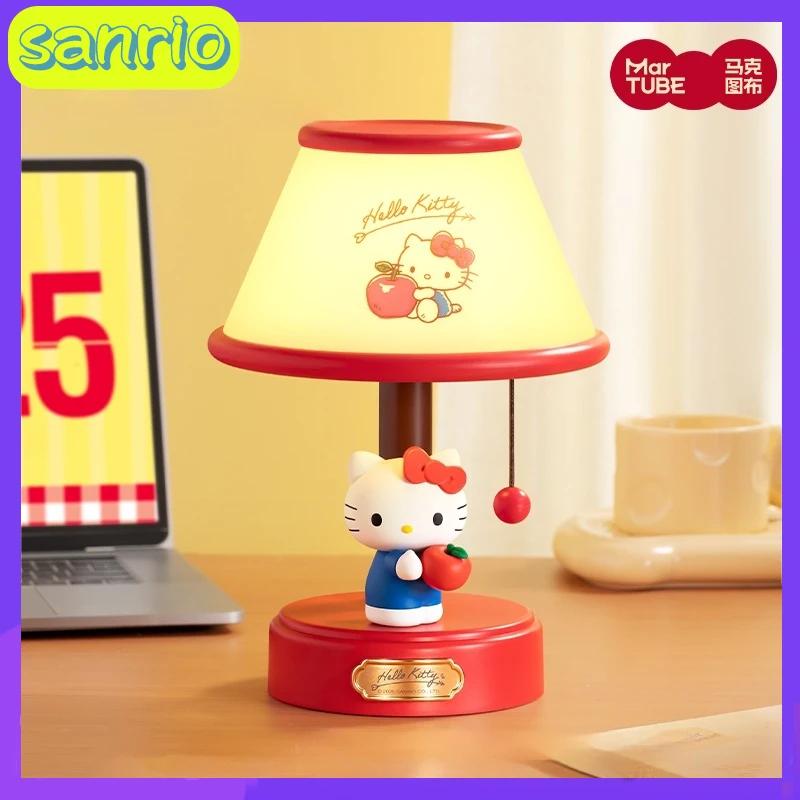 

New Sanrio Hellokitty Desk Lamp Cartoon Cute Bedroom Sleep Atmosphere Nightlight Bedhead Desktop Ornament Birthday Gift