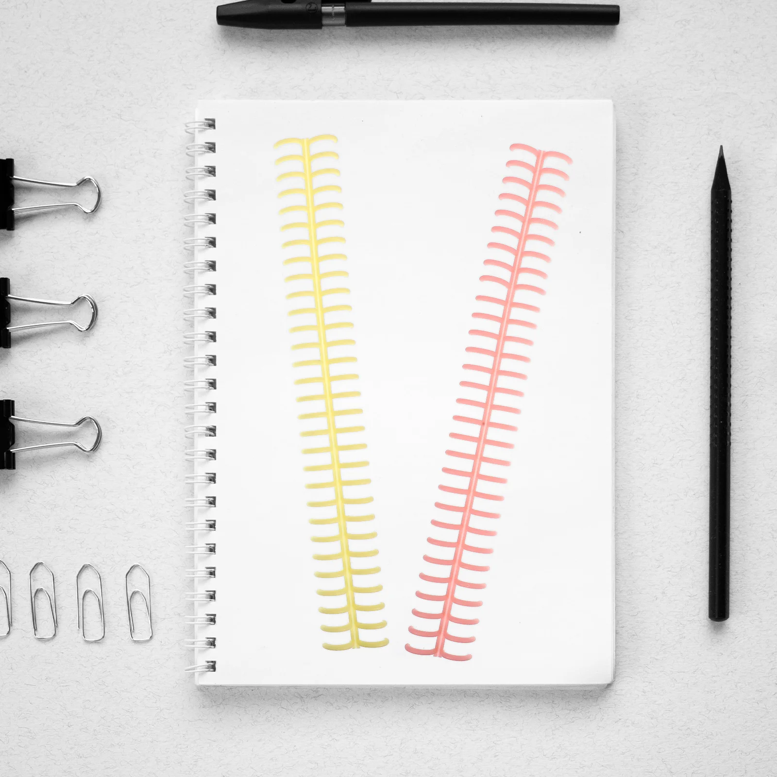 

10pcs 30-Hole A4 Plastic Binding Rings For Document Notebook Easy Open Close Reusable Loose Leaf Binder Ring Student Teacher