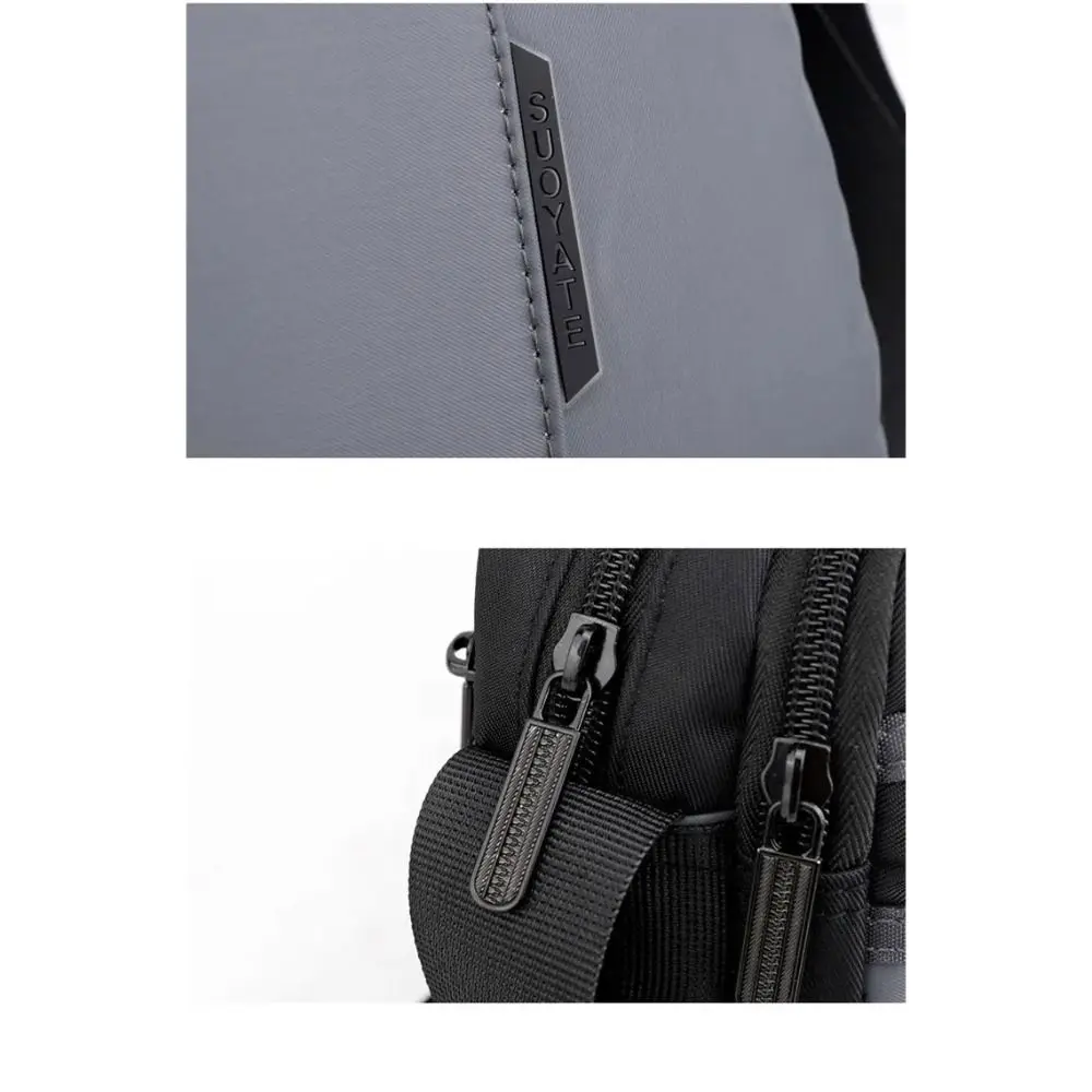 

Single Shoulder Men's Shoulder Bag Large Capacity Fabric Man Messenger Bag Multi-functional Square Nylon Crossbody Bag Camping