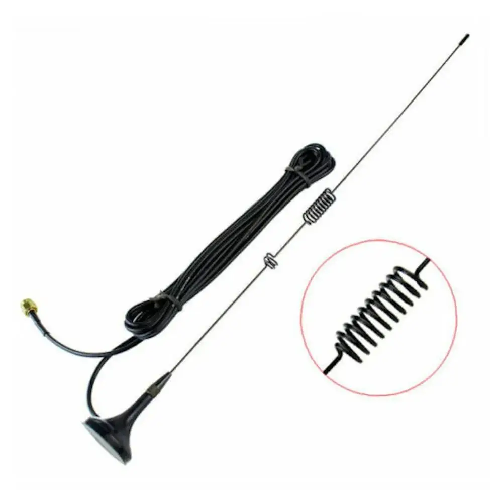 1pcs SMA-Female AntennaUT-106UV Sucker Antenna 433MHz Long Antenna Antenna Sucker 3 Car Meter Double Wire Intercom Segment U2J4