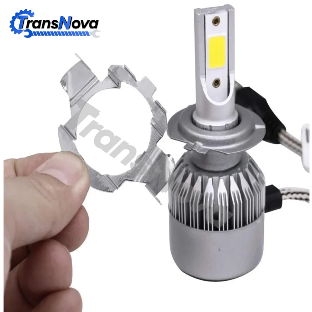 10Pcs H7 Adapter Headlamp Socket Car Light Holder Socket Base Led Bulb Holder Lamp Base