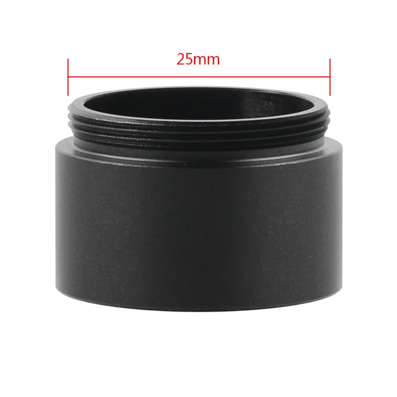 1X Protection Barlow Auxiliary Objective Glass Lens Prevent Soot For 200X 180X 120X 300X C MOUNT Lens Video Microscope Camera