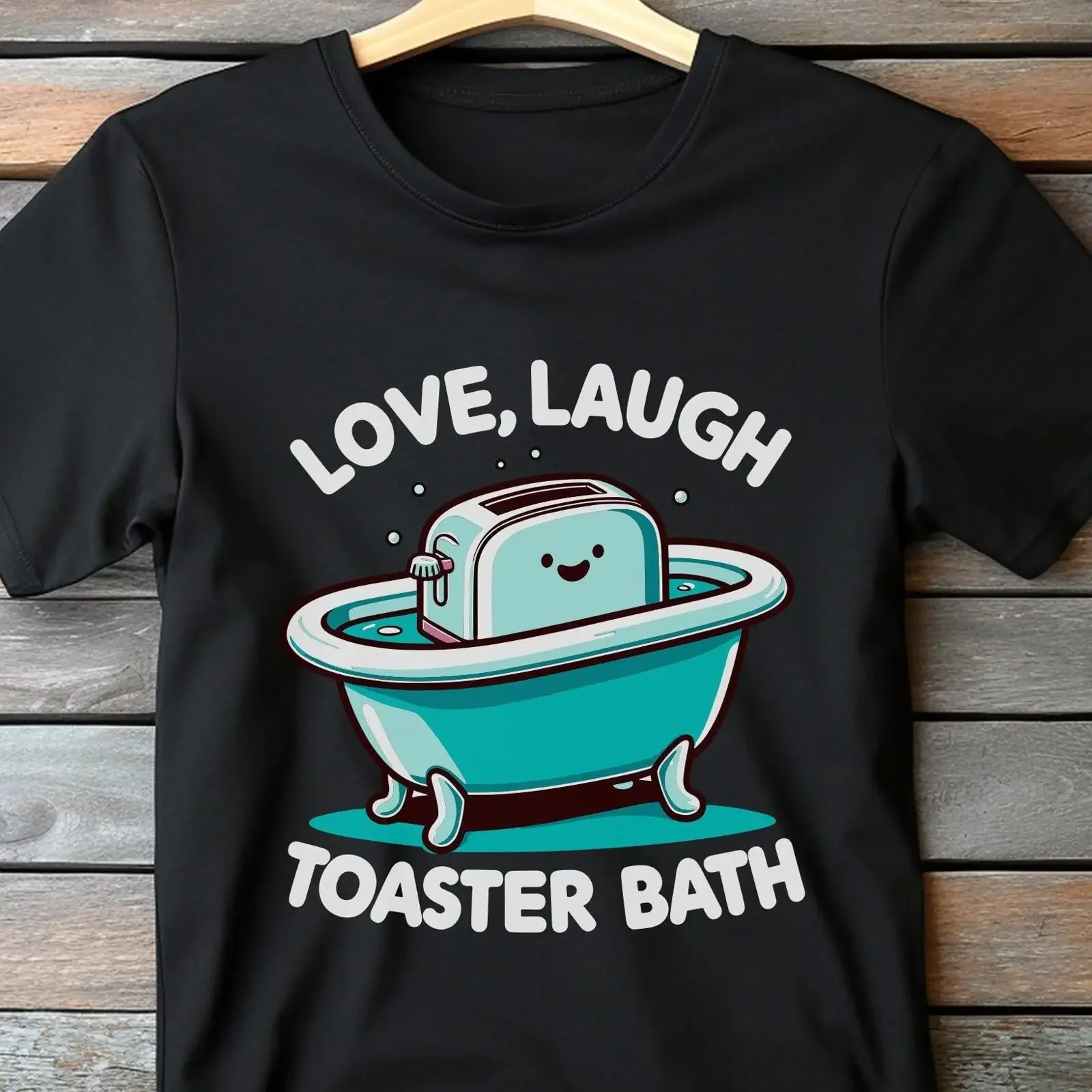 Toaster Bath T Shirt Dark Humor Meme  vintage Washed Slightly Versatile Soft Comfortable streetwear Stretched Breathable