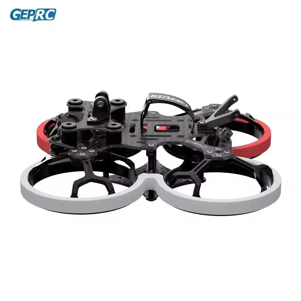 Kit de estrutura de fibra de carbono GEPRC-GEP-CL20 CineLog 20, distância entre eixos de 2 ", 100 mm com proteção de hélice para drones quadricópteros de cena interna
