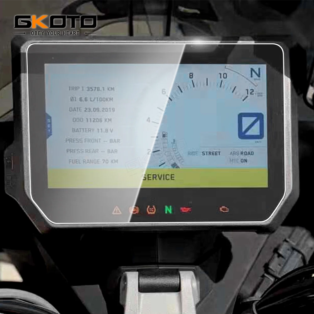 

For KTM1290 SUpER Adventure R S T 2017-2020 SuperDuke GT 2019 Motorcycle Cluster Scratch Screen Protection Film Screen Protector