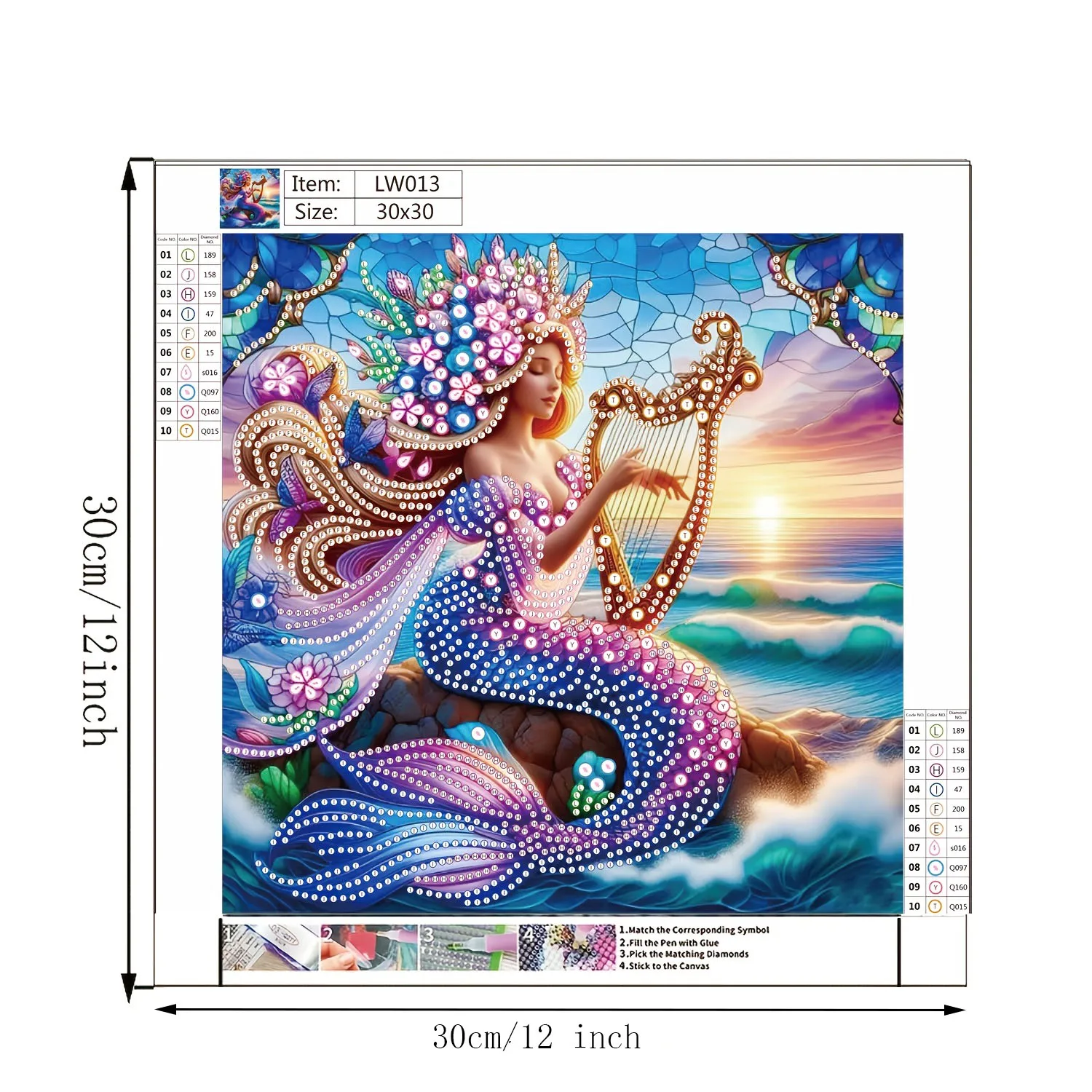 Tiger Angel owl Lion 5D Partial Diamond Painting Kit - Special Shaped Crystal Art, Frameless Mosaic Sparkling Craft Home Decor