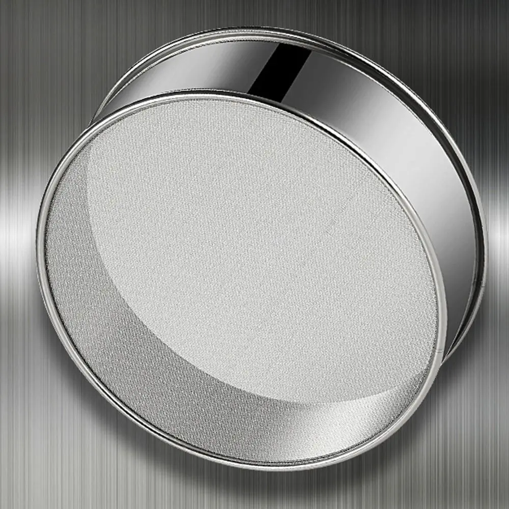 Round Flour Sieve Silver 15/20/25/30cm Flour Sifting Sieve Ultra-fine 60 Mesh Stainless Steel Mesh Flour Sifter Flour Sugar