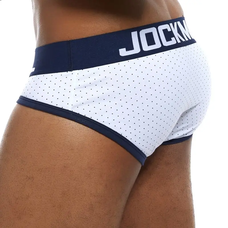 JOCKMAIL Brand Mens Underwear Briefs Cotton Dots Sexy Gay Penis Pouch calzoncillos hombre slip Gay Sleepwear male panties shorts