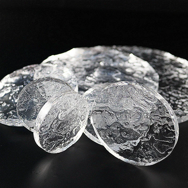 Round Display Frame Jewelry Earrings Bracelet Necklace Holder Acrylic Stone Pattern Props Cosmetics Exhibition Holder