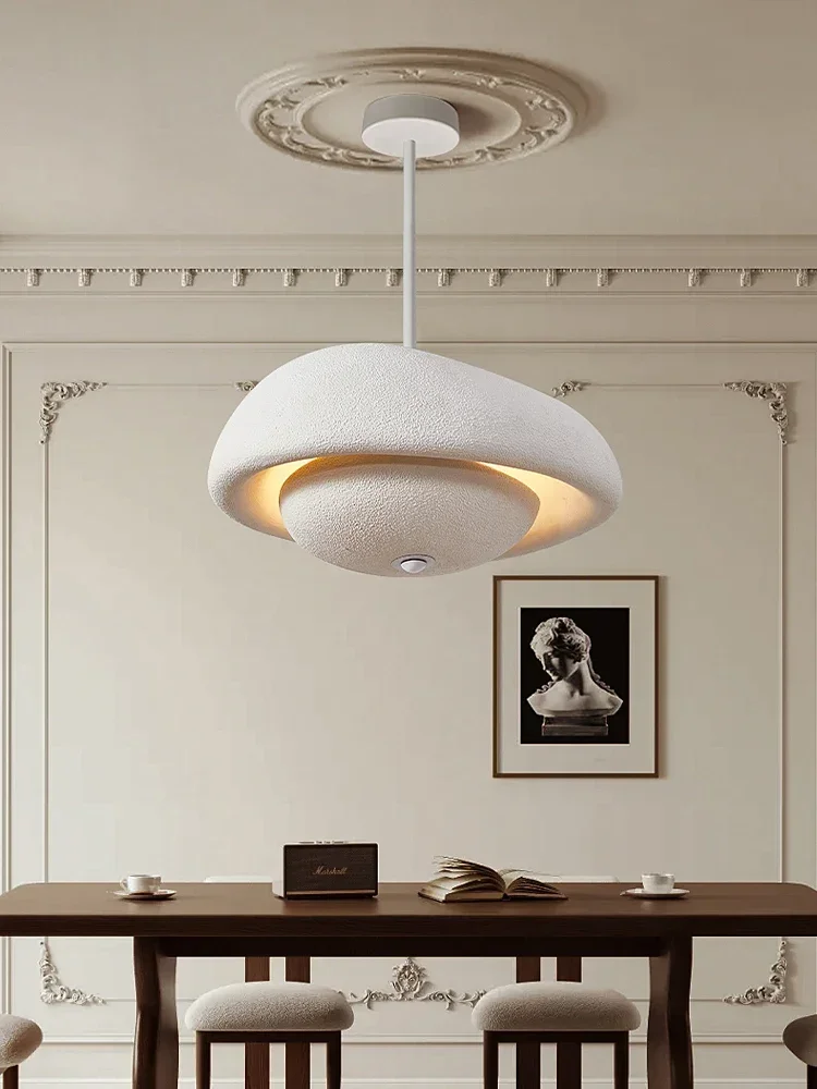 

Nordic Minimalist Wabi Sabi Wind E27 Led Pendant Lights Dining Room Bar Loft Bedroom Home Decor Chandelier Hanging Lamp Fixture