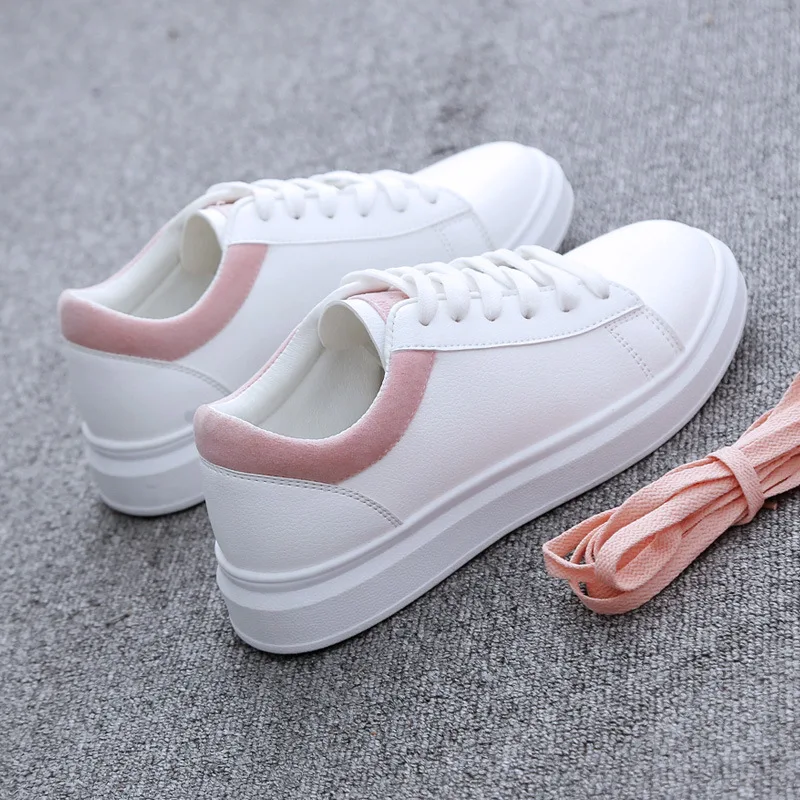 New Women Sneakers Casual Shoes High Quality Woman Flats Spring Autumn Low-top Loafers Girls Student White Shoes Ladies Shoes