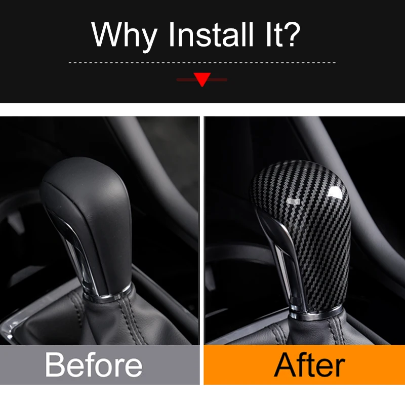 For Mazda 3 BP Axela CX-30 CX30 CX-50 CX50 2019 2020 2021 2022 2023 2024 2025 Car Gear Shift Knob Gear Head Cover Accessories view 3