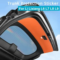 For Li LiXiang L6 L7 L8 L9 Car Tailgate Protection Sticker Trunk Protection Mat Anti-kick Guard Plate Fit Ideal L6 L7 L8 L9