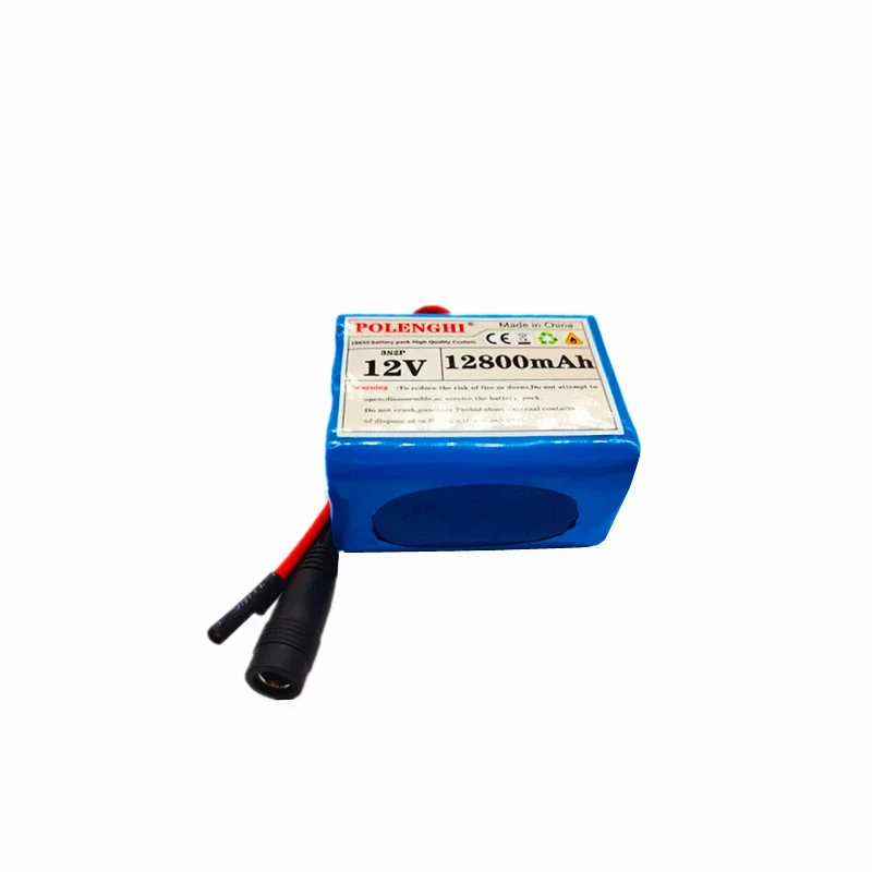 100% durable high capacity 3S2P 12V 12.8Ah 18650 lithium-ion rechargeable battery with Bms lithium battery pack protection board