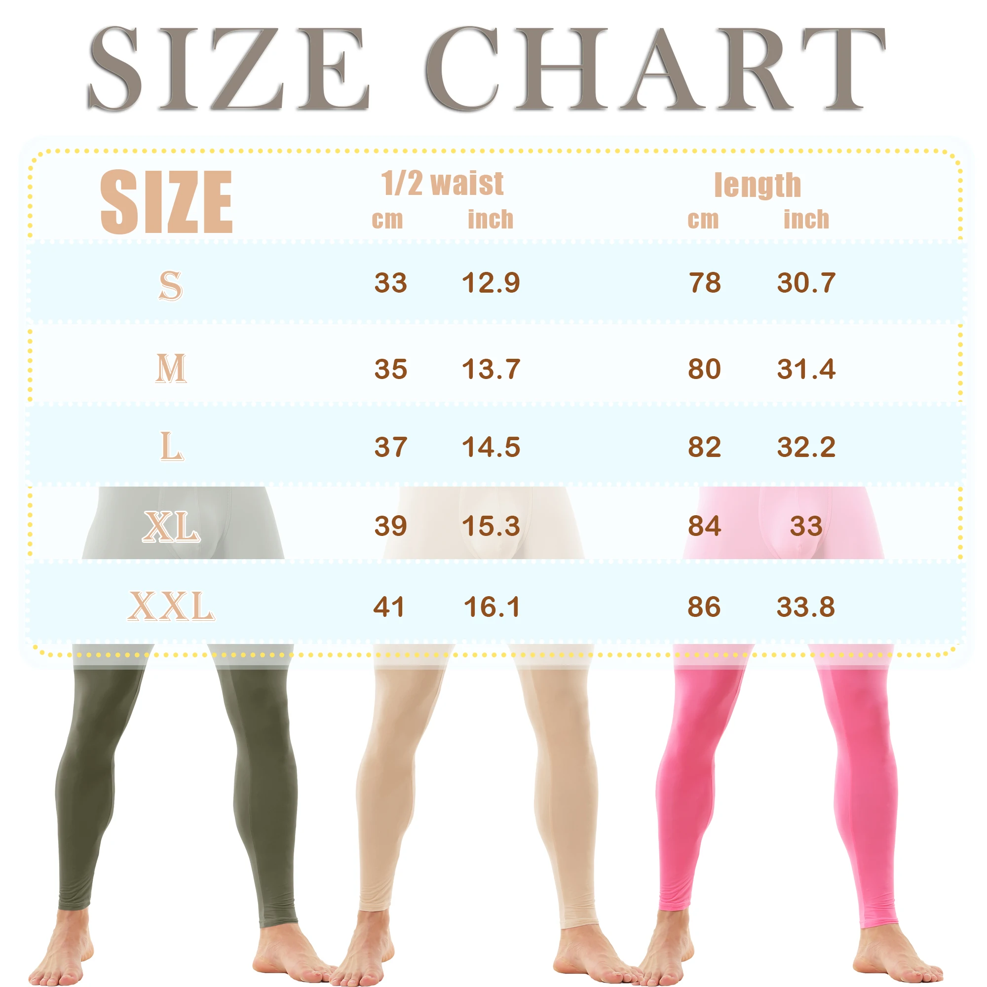 

Men's Ice Silk Ultra-thin Leggings Breathable Soft Thermal Underwear Sleep Bottoms For Men Sexy Sleepwear
