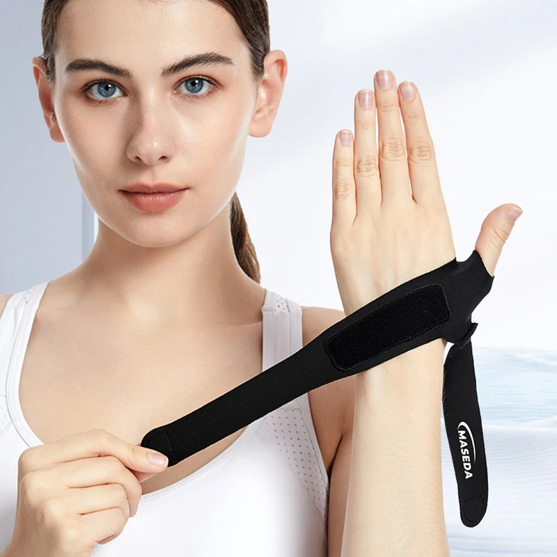 Muñequera para el pulgar, correas de compresión ultrafinas, soporte para el pulgar para tendinitis, tenosinovitis, artritis carpiano, 1 unidad