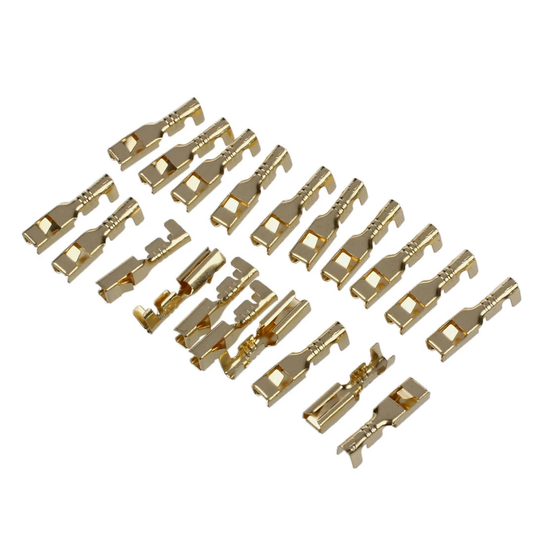 AA80 20 Pcs Female Spade Cable Wire Terminals for 2.8mm Connectors