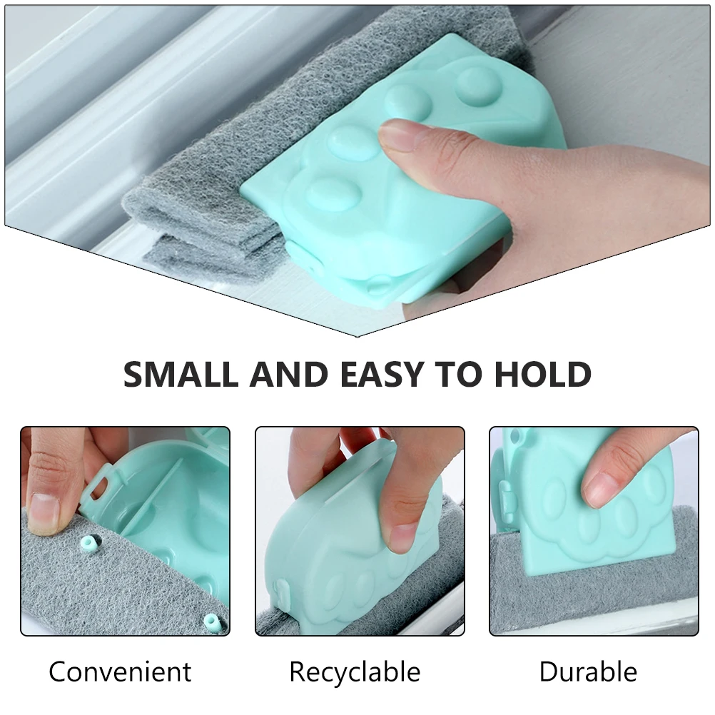 

14pcs Window Groove Cleaning Brush Kitchen Floor Slot Cleaner Household Tool Replaceable Brush Head Handheld Dust Removal Cracks