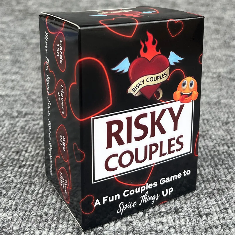 

Classic hot-selling, English version, couple conversation game card risky couples risky couple card toy