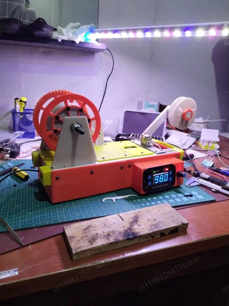 PET Bottle to 3D Printing Filament Extruder, Desktop Plastic Recycling Machine with Micro InjectionMoldingforVariableConsumables