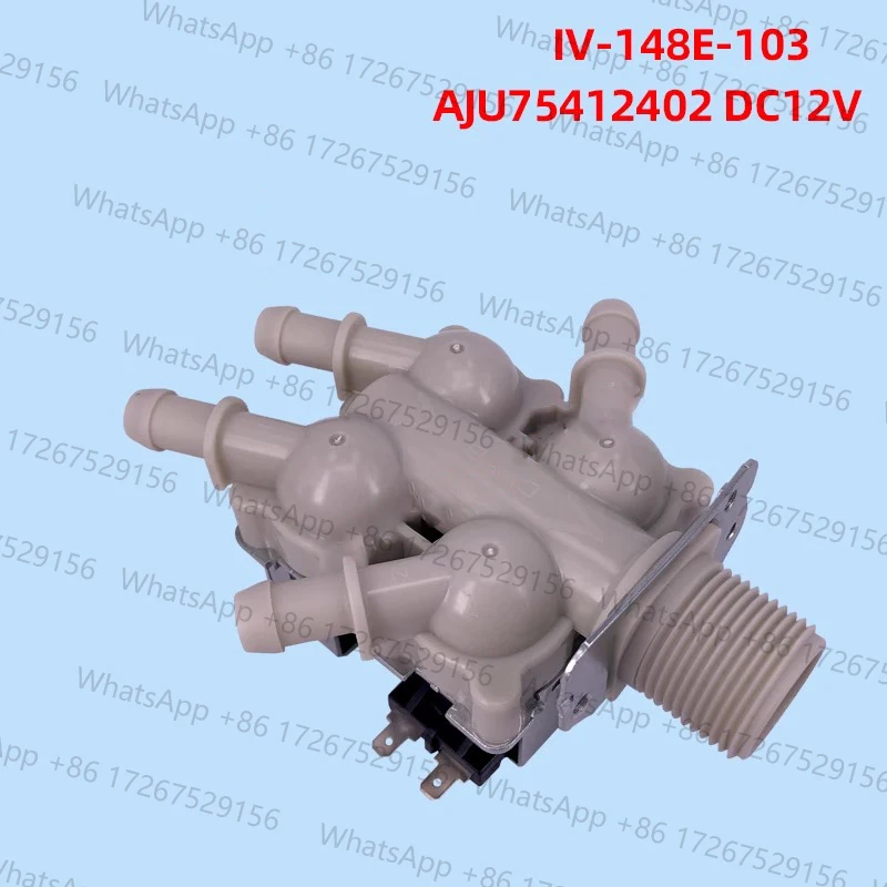 1PC New Water Inlet Four-Valve Solenoid Valve AJU75412402 for LG Drum Washing Machines DC12V