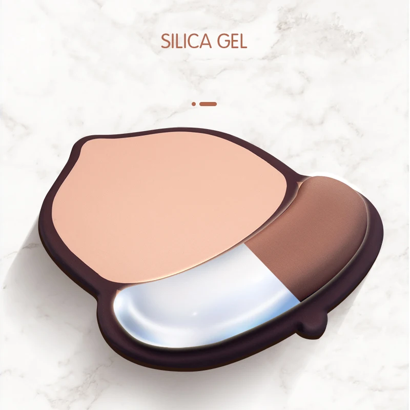 kawaii Anime Mouse Pad Silicon Gel Wrist Rest Keyboard Pad Non-slip Home Office Wrist Support Mousepad Cute