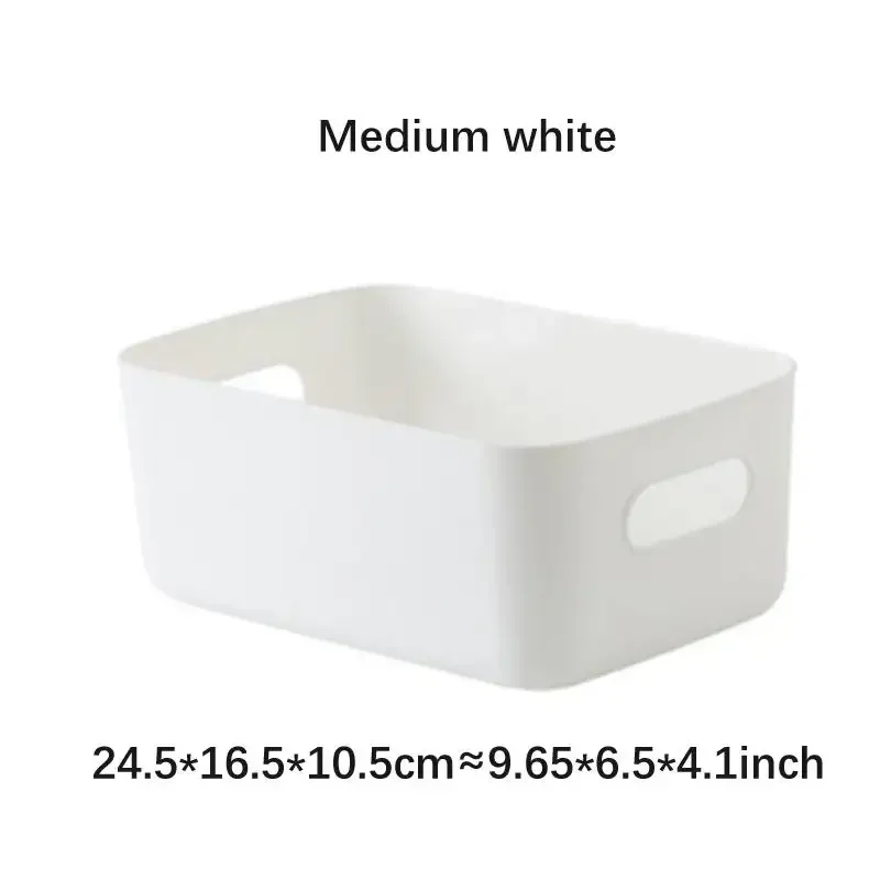 Sundry Storage Basket Student Desktop Snack Storage Box Plastic Cosmetic Storage Box Household Kitchen Sorting Box Makeup Box